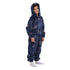 Snuggs Kids Blanket Onesie Dark blue space
